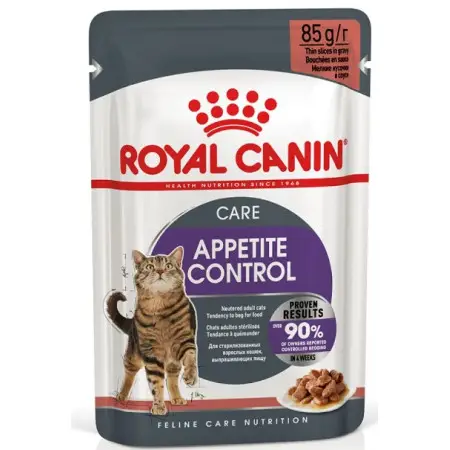 Вологий корм Royal Canin Appetite Control Care шматочки в соусі, для стерилізованих котів, 85 г