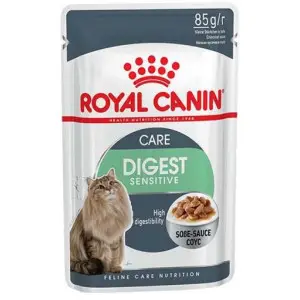 Вологий корм Royal Canin Digest Sensitive при чутливому травленні у кішок, шматочки в соусі, 85 г