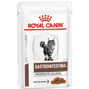 Вологий корм Royal Canin Gastro Intestinal Moderate Calorie при порушеннях травлення у кішок, 85 г