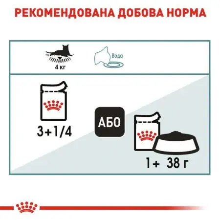 Вологий корм Royal Canin Hairball Care для виведення шерсті у кішок, шматочки в соусі, 85 г