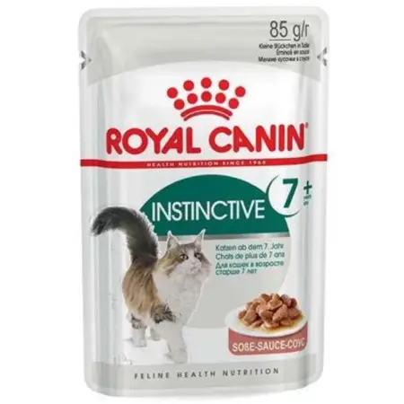 Вологий корм Royal Canin Instinctive 7 + для кішок від 7 років, шматочки в соусі, 85 г