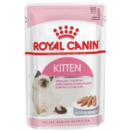 Вологий корм Royal Canin Kitten для кошенят від 4 до 12 місяців, паштет, 85 г