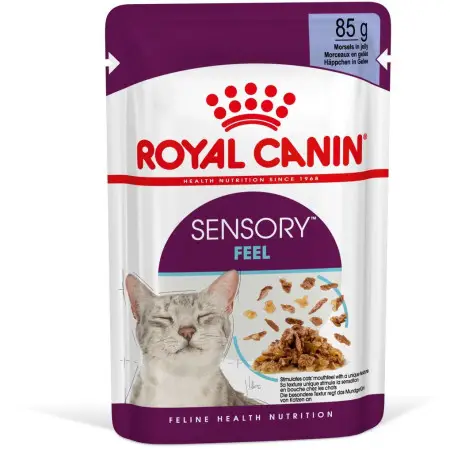 Влажный корм Royal Canin Sensory Feel Jelly для прихотливых кошек, кусочки в желе, 85 г