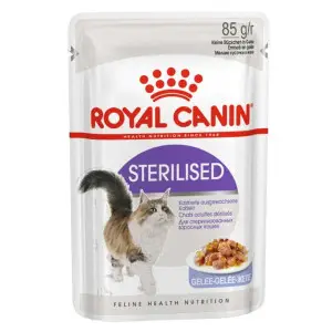Вологий корм Royal Canin Sterilised Jelly для стерилізованих котів старше 12 місяців, шматочки в желе, 85 г