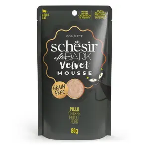 Вологий корм Schesir After Dark Chicken Курка паштет для котів 80г