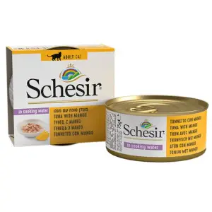 Вологий корм Schesir Tuna with Mango з тунцем та манго в бульйоні 85 г