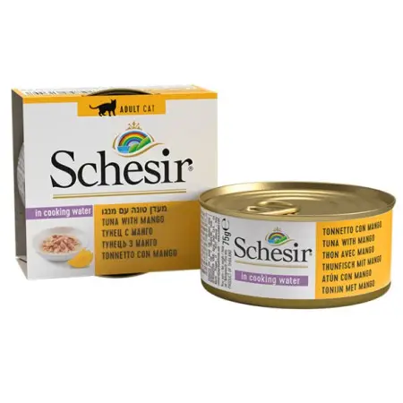 Вологий корм Schesir Tuna with Mango з тунцем та манго в бульйоні 85 г