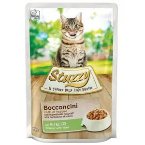 Вологий корм Stuzzy Cat Veal для котів, телятина в соусі, пауч 85г