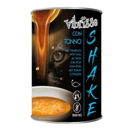 Вологий корм Суп для котів VIBRISSE SHAKE тунець, 135 г
