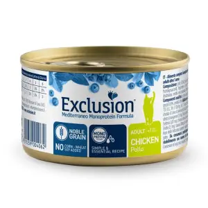 Вологий моноротеїновий корм Exclusion Adult Chicken для дорослих котів з куркою 85 г