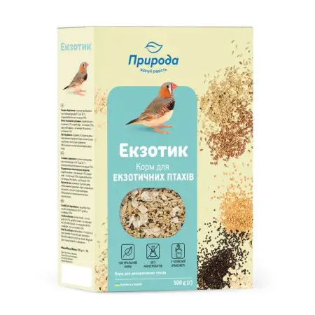 Корм для екзотичних птахів Природа Екзотик, 500 г (PR241079)
