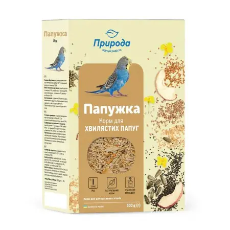 Корм для волнистых попугаев Природа Попугайчик, Йод, 500 г (PR241087)