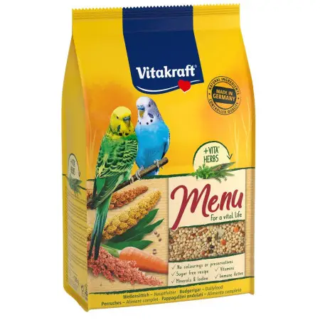 Корм для хвилястих папуг Vitakraft Premium Menu, 500 г (21441)