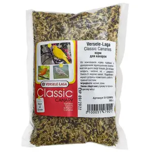 Versele-Laga Classic Canaries ВЕРСЕЛЕ-ЛАГА КЛАСІК КАНАРКА зернова суміш, корм для канарок , 300 г