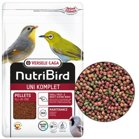 Versele-Laga NutriBird Uni Komplet ВЕРСЕЛЕ-ЛАГА НУТРІБЕРД УНІ КОМПЛІТ корм для фрукто- та комахоїдних птахів малих видів , 1 кг.
