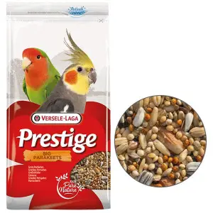 Versele-Laga Prestige Big Parakeet ВЕРСЕЛЕ-ЛАГА ПРЕСТИЖ СЕРЕДНІЙ ПАПУГА зернова суміш з горіхами, корм для середніх папуг , 1 кг