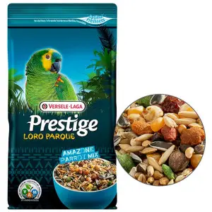 Versele-Laga Prestige Loro Parque Amazone Parrot Mix ВЕРСЕЛЕ-ЛАГА ПРЕСТИЖ ЛОРО ПАРК АМАЗОНСЬКИЙ ПАПУГА повнораціонний корм для південноамериканських середніх та великих папуг , 1 кг