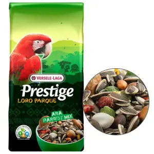 Versele-Laga Prestige Loro Parque Ara Parrot Mix ВЕРСЕЛЕ-ЛАГА ПРЕСТИЖ ЛОРО ПАРК АРА ПОПУГА повнораціонний корм для великих папуг , 15 кг