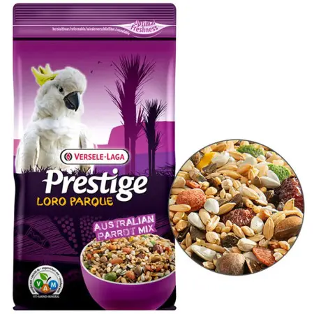 Versele-Laga Prestige Loro Parque Australian Parrot Mix ВЕРСЕЛЕ-ЛАГА ПРЕСТИЖ ЛОРО ПАРК АВСТРАЛІЙСЬКИЙ ПАПУГА повнораціонний корм для какаду , 1 кг
