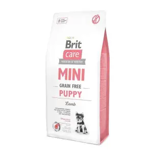 Сухой корм Brit Care GF Mini Puppy для щенков миниатюрных пород, с ягненком, 2 кг