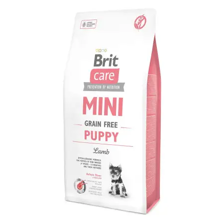 Сухой корм Brit Care GF Mini Puppy для щенков миниатюрных пород, с ягненком, 7 кг