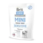 Сухой корм Brit Care GF Mini Sensitive для собак миниатюрных пород с чувствительным пищеварением, с олениной, 400 г