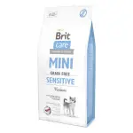 Сухой корм Brit Care GF Mini Sensitive для собак миниатюрных пород с чувствительным пищеварением, с олениной, 7 кг