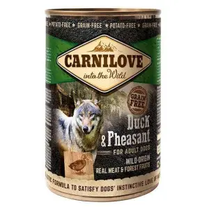 Вологий корм Carnilove Duck & Pheasant для собак, качка та фазан, 400 г