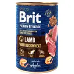 Вологий корм Brit Premium by Nature для собак, ягня з гречкою, 400 г