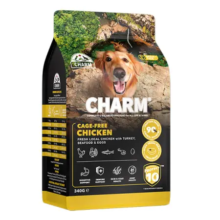 Charm Cage-Free Chicken ЧАРМ КУРКА ВІЛЬНОГО ВИГУЛУ сухий беззерновий холістик корм для собак 340 г
