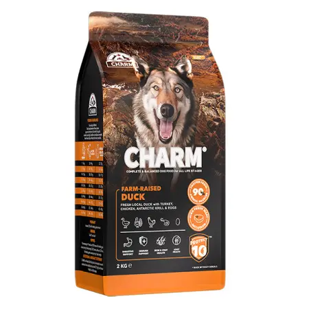 Charm Farm-Raised Duck ЧАРМ ФЕРМЕРСЬКА КАЧКА сухий беззерновий холістик корм для собак 2 кг