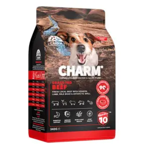 Charm Grass-Fed Beef ЧАРМ ЯЛОВИЧИНА ВІДГОДОВАНА НА ТРАВІ сухий беззерновий холістик корм для собак 340 г
