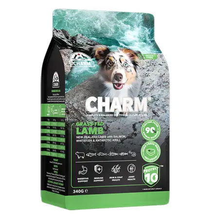 Charm Grass-Fed Lamb ЧАРМ ЯГНЕНОК откормленный на траве Сухой беззерновой холистик корм для собак 340 г