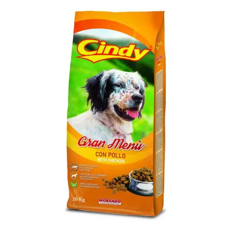 Cindy Gran Menu повнораціонний сухий корм для дорослих собак з куркою та злаками, 20 кг