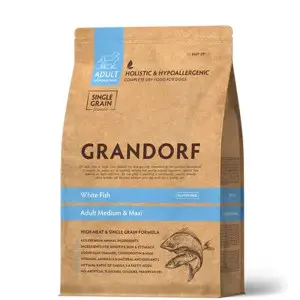 Сухий корм Grandorf White Fish Adult Medium & Maxi Breeds для дорослих собак середніх та великих порід з рибою 10 кг