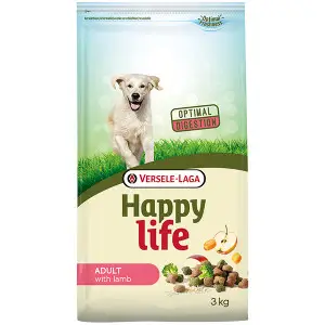 Happy Life Adult with Lamb ХЕППІ ЛАЙФ ЯГНЯ сухий преміум корм для собак середніх та великих порід , 3 кг