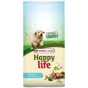 Happy Life Junior with Chicken ХЕППІ ЛАЙФ ДЖУНІОР сухий преміум корм для цуценят всіх порід , 10 кг