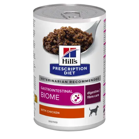 Hill's PRESCRIPTION DIET Gastrointestinal Biome Влажный корм для собак при заболеваниях желудочно-кишечного тракта, консерв, 370 г