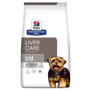 Hill's PRESCRIPTION DIET l/d Сухий корм для собак для підтримання функції печінки, 1,5 кг