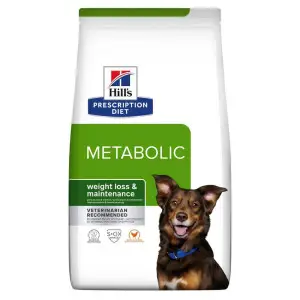 Hill's PRESCRIPTION DIET Metabolic Сухий корм для собак для контролю та зниження ваги, з куркою, 12 кг