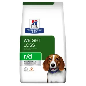 Hill's PRESCRIPTION DIET r/d Сухий корм для собак для зниження ваги, з куркою, 10 кг