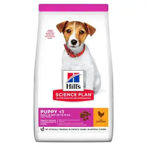 Hill’s SCIENCE PLAN Puppy Smal&Mini Сухий корм для цуценят малих і мініатюрних порід, з куркою, 1,5 кг
