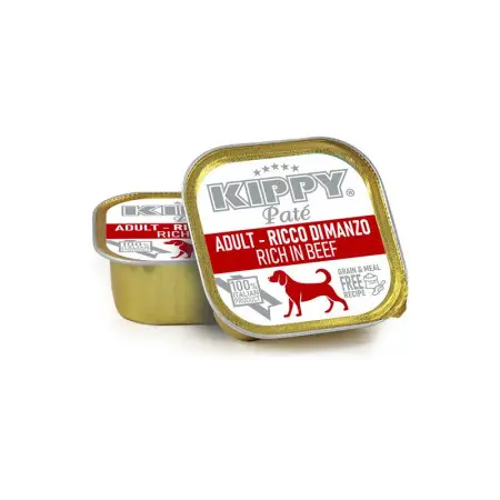 KIPPY Pate Adult Dogs Beef 150g Повноцінний вологий корм для дорослих собак з яловичиною у вигляді паштету, 150 г