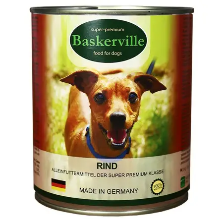 Консервований корм Baskerville для собак. Яловичина 800г