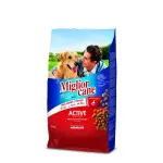Migliorcane Active повнораціонний сухий корм для дорослих активних собак з яловичиною та злаками, підтримка тонусу м'язів, кісток, шкіри та шерсті, 4 кг