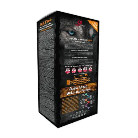 Корм для собак Alpha Spirit Multiprotein Box полувлажный беззерновой (200г х45) 9 кг