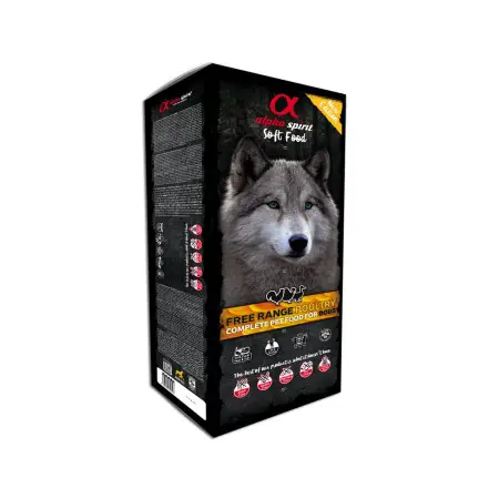 Корм для собак напіввологий Alpha Spirit Poultry Box беззерновий (200г х45) 9 кг