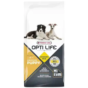 Opti Life Puppy Medium ОПТІ ЛАЙФ ЦУЦЕНЯ СЕРЕДНІХ сухий суперпреміум корм для цуценят середніх порід 12,5 кг