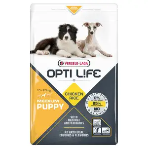 Opti Life Puppy Medium ОПТІ ЛАЙФ ЦУЦЕНЯ СЕРЕДНІХ сухий суперпреміум корм для цуценят середніх порід 2,5 кг