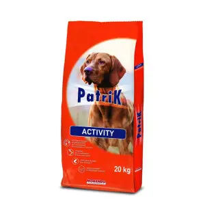 Patrik Activity повнораціонний сухий корм для дорослих активних собак з куркою та злаками, 20 кг